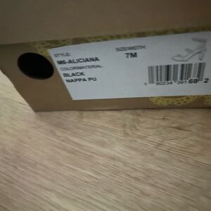 Mix No. 6 Black Nappa Sandals